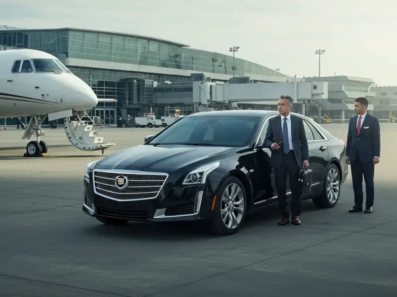 Wayne Car Service airport pickup vehicle